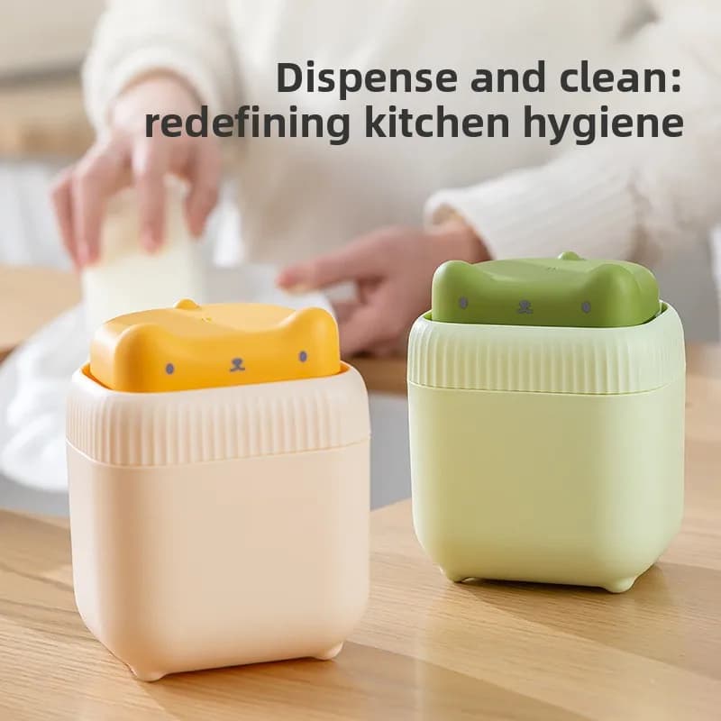 Dispenser di sapone da cucina a pressione per lavare i piatti, trasformabile in dispenser di disinfettante per le mani e detergente per piatti.