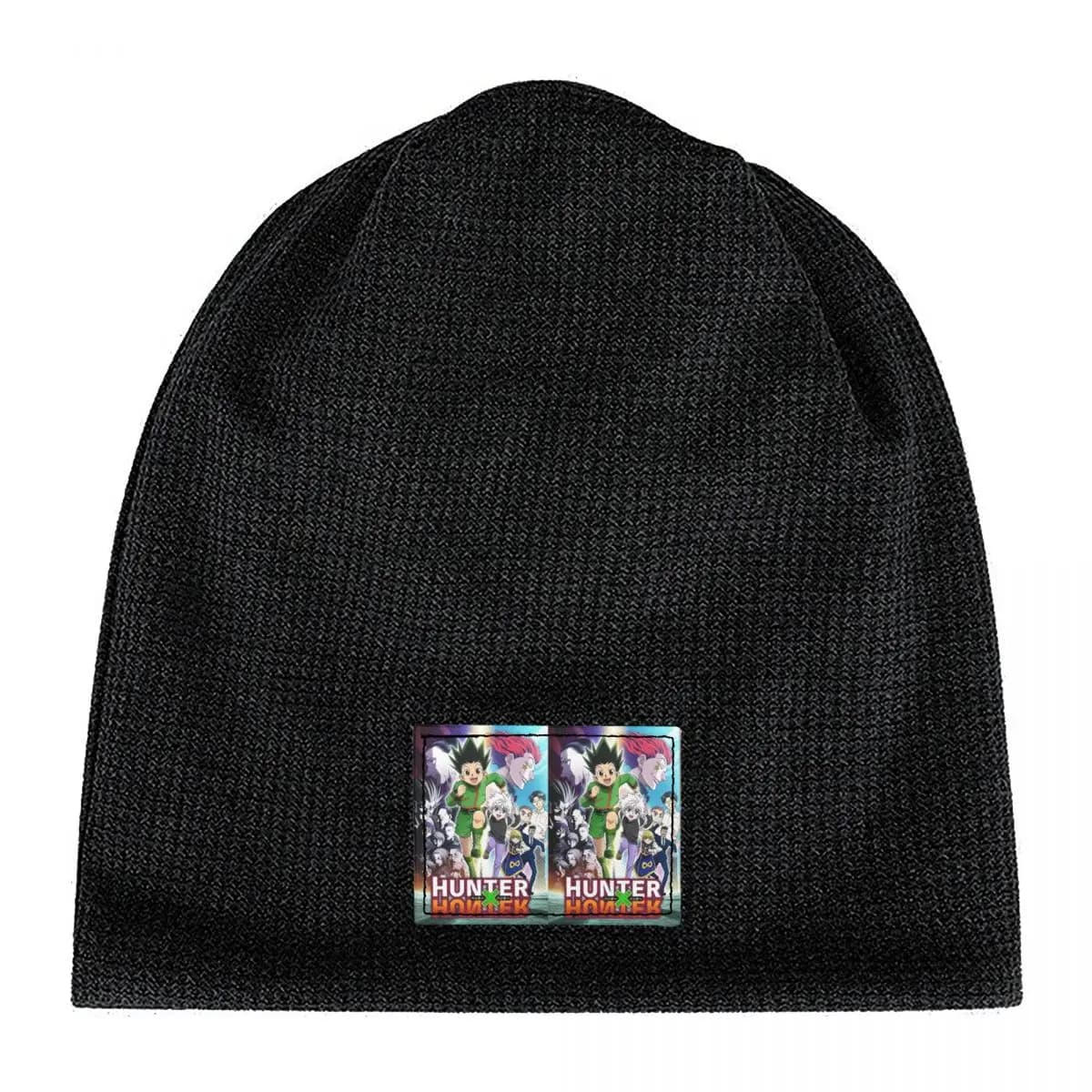 Anime Hunter X Hunter Skullies Beanies Hats Warm Autumn Winter Outdoor Cap Fleece-Lined Bonnet Caps for Unisex Adult