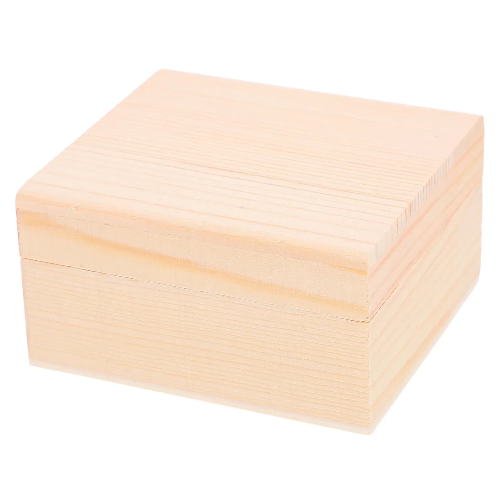 Boxes Jewelry Dispenser Wood Holder Organizer Earring Storage Case Treasure Chest