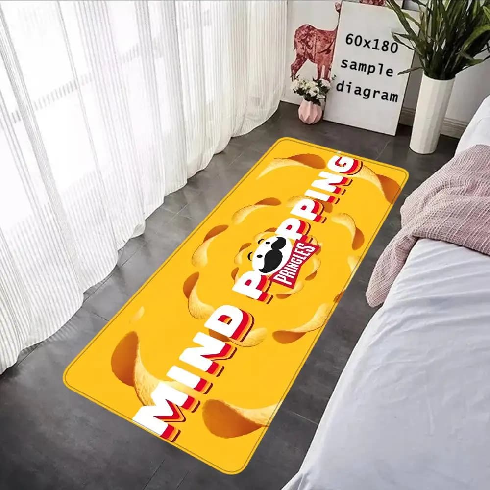 P-Pringles L-LLC Fashion Carpet for Kids Room, Bedroom Decoration, Anti-slip Mat for Balcony, Living Room Mat