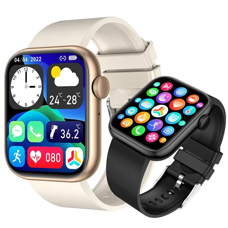Per iPhone 15 Pro Max 14 13 12 11 XR Smart Watch Chiamata Bluetooth Quadranti personalizzati Lettore di monitoraggio della salute Bracciale fitness Smartwatch