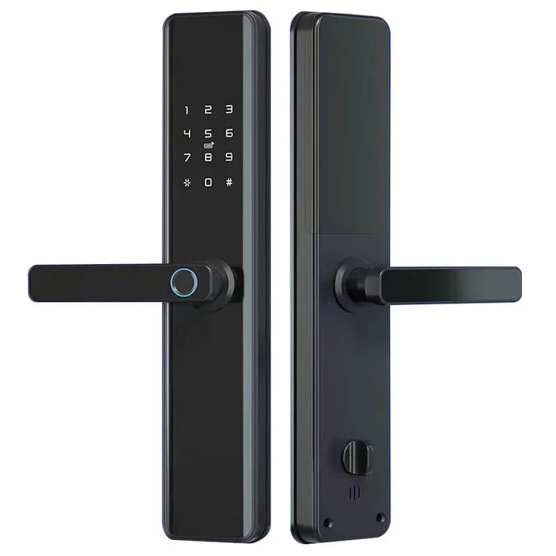 Blocco con password intelligente, serratura con impronta digitale WIFI per porta d'ingresso antifurto domestica