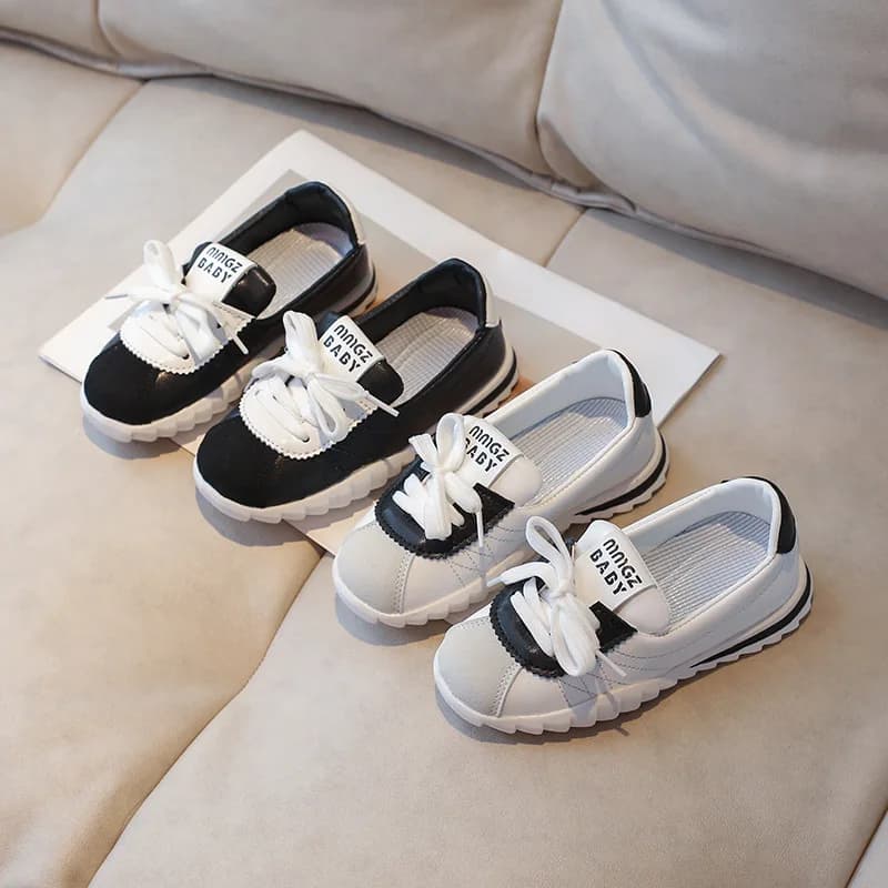 New sports sneakers spring girl shoes with soft sole for Korean kids Versatile for boys