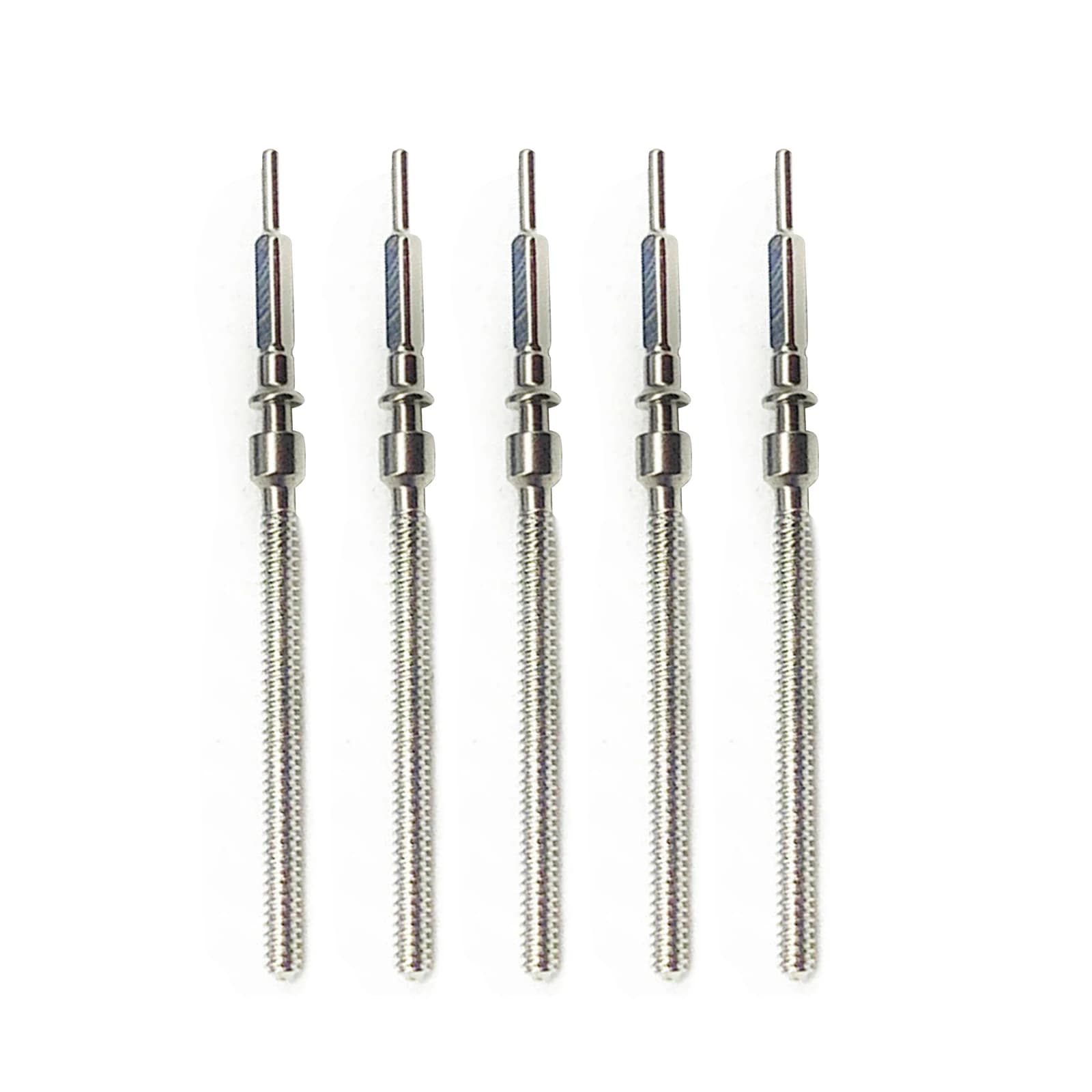 For Miyota 8200 8205 8215 821A Watch Movement Accessories 5Pcs Watch Stem Replacement Repair Parts High Quality Steel Stem