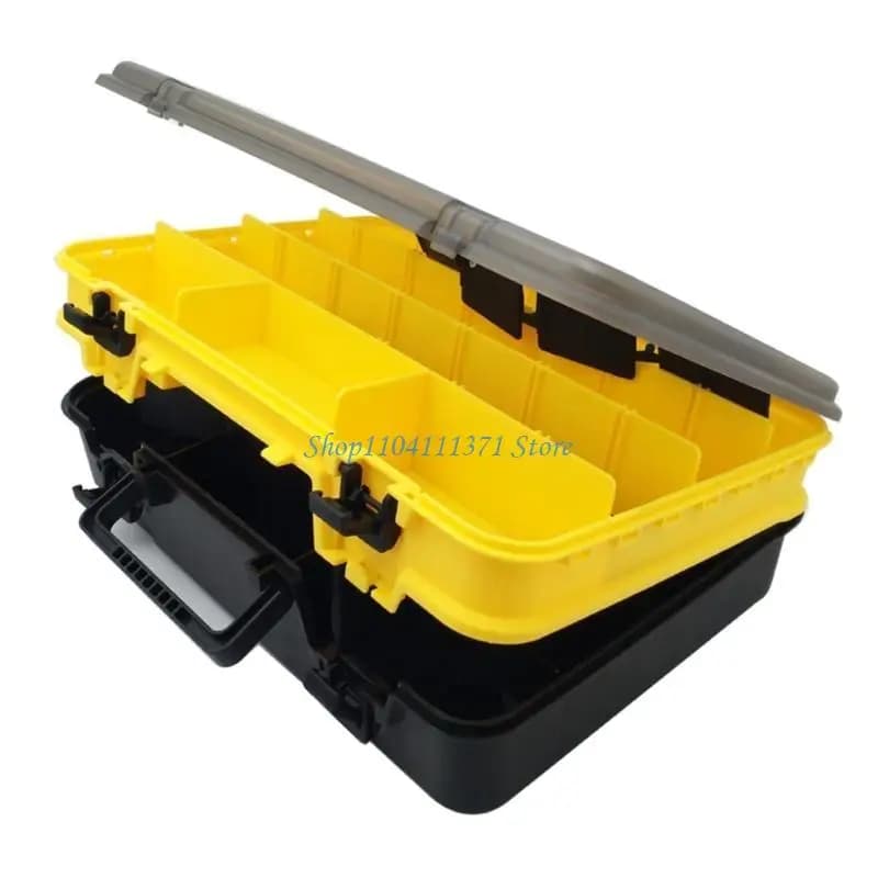 P9FC Clear Adjusted Dividers Terminals Tackle Box Fishing Hook Storage Trags