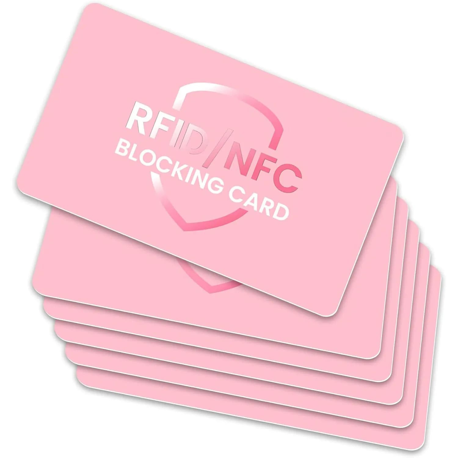 RFID Blocking Card, One Card Protects Entire Wallet for Women, Credit Debit Card Protector, Anti-Theft NFC Contactless Blocker