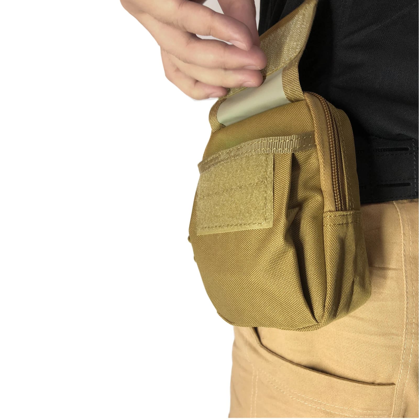 Borsa protettiva per timer da tiro M1A2 Timer da allenamento e custodia per cintura Mollo per lo sport e il cambio di denaro