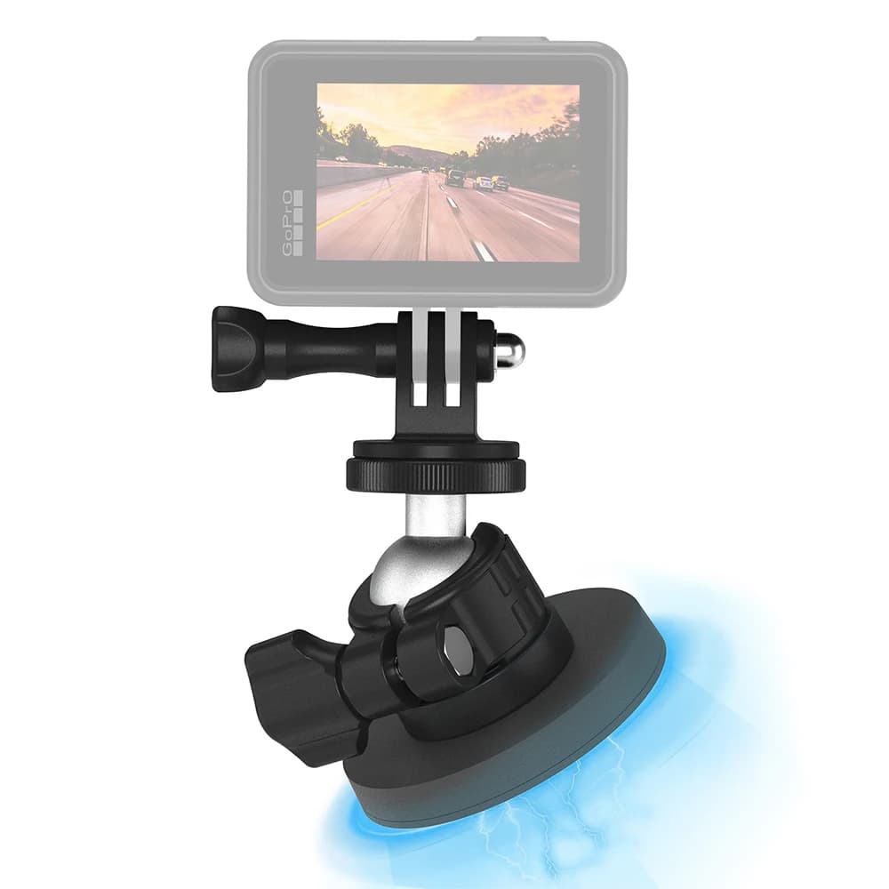 Supporto per telecamera magnetica per action camera, supporto magnetico potente con 360 ° Testa a sfera rotante per Gopro Hero 13/12/11/10, DJI Osmo