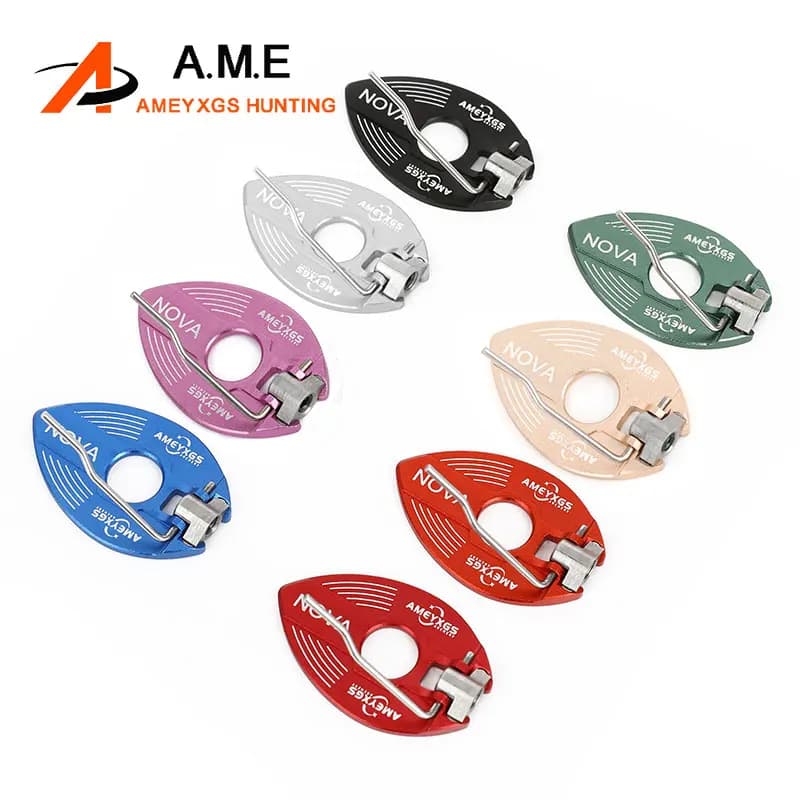 AMEYXGS Poggiafreccia magnetico in alluminio per tiro con l'arco con arco ricurvo Tiro con l'arco a mano sinistra e destra Pratica del bersaglio da caccia con freccia