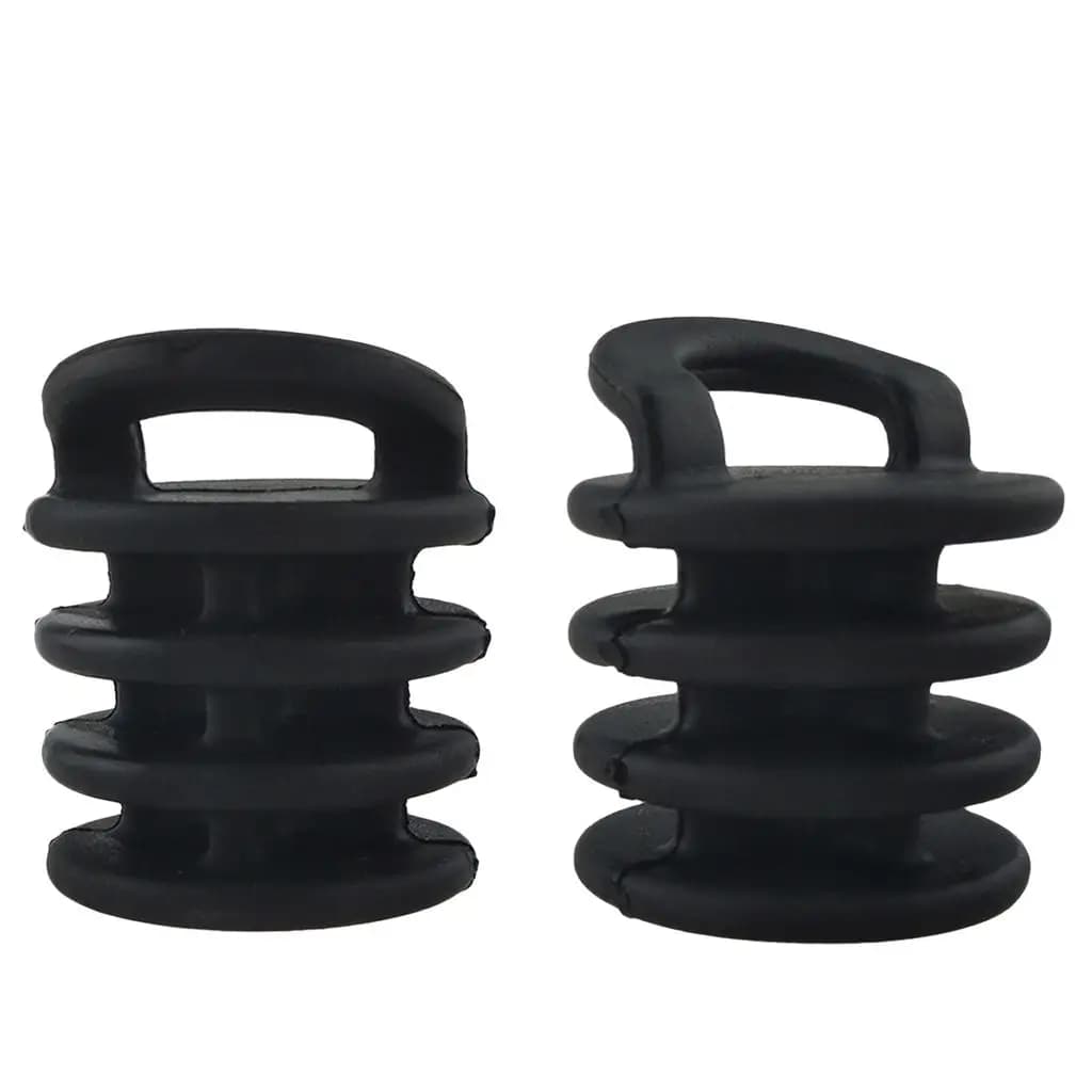 Tappo per Fori di Scolo Kayak e Canoa Nero 30mm, Tappi Leggeri in Plastica per Protezione Imbarcazioni