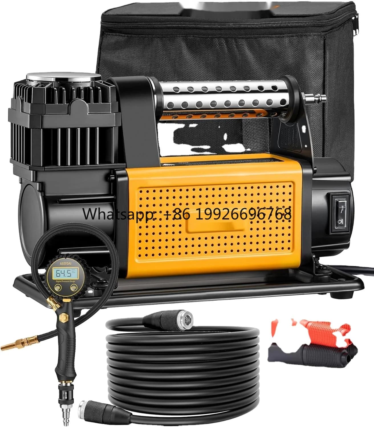 Nuovo Design Compressore d'Aria ad Alta Potenza 160L/min 12V/24V Gonfiatore Pneumatici per Auto, Camion, SUV, ATV, Autobus e Moto