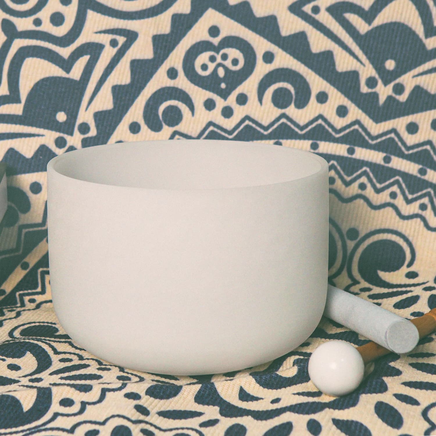 Hye-eun High Pitch 440hz/432hz 10Inch Frosted Quartz Chakra Crystal Singing Bowls C#D#E#F#G#A#B# for Sound Healing