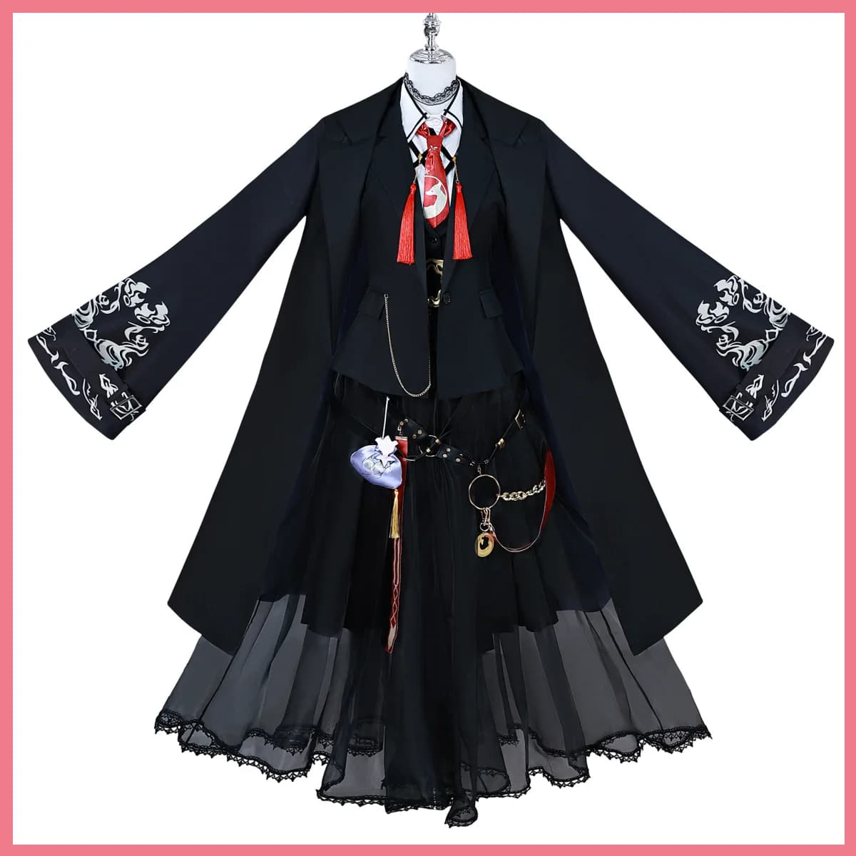 Date A Live Tokisaki Kurumi Gothic Lolita Dress Cosplay | Full Set Nightmare Outfit for Halloween Party 2026