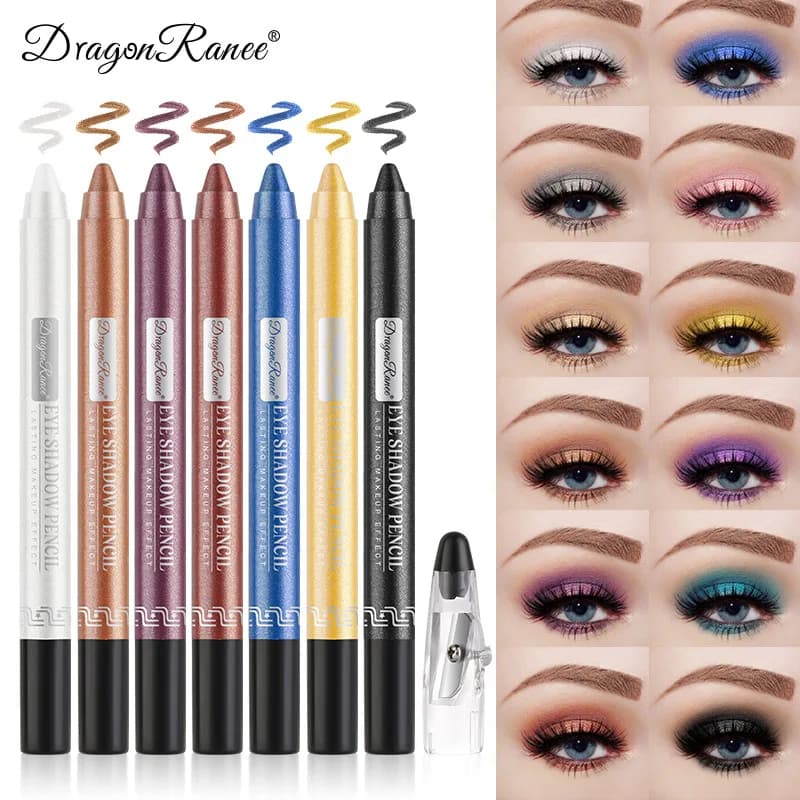 12 Color Glittered Umbrella Waterproof Shimmer Evidenzia Shade Shiny Pen Sexy Popular Umbrella Stick with pencil sharpener