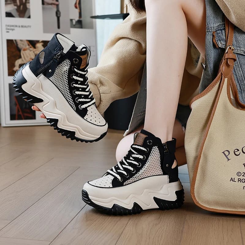 Sandali Sportivi Donna Estate 2026 Nuovi Colori Blocco Rete Traspirante Versatili Suola Spessa Scarpe Casual Moda Abbinamento Perfetto Quotidiano