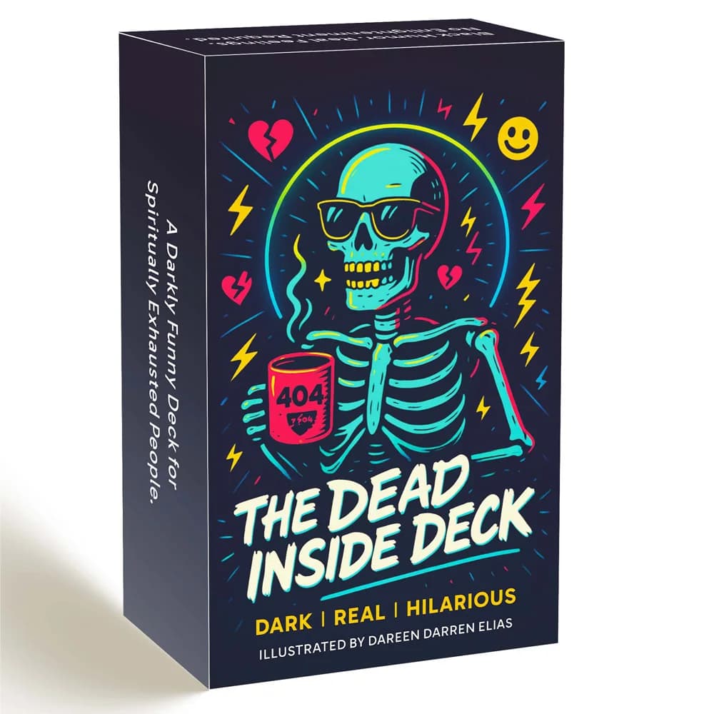 The Dead Inside Deck Tarocchi, 54 carte 13x8 cm, Oracolo di divinazione scheletrico, Meet Death Below Decks, Giochi di carte