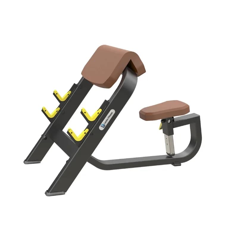 Macchina per allenamento bicipiti Preacher Curl, Macchina per allenamento di forza braccia e bicipiti con manubri a peso libero, Rack per allenamento, Sgabello per allenamento