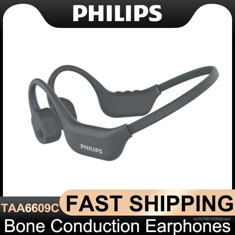 Philips TAA6609C Cuffie a conduzione ossea Auricolari Bluetooth 5.4 wireless IP66 Cuffie sportive da corsa impermeabili Standby lungo