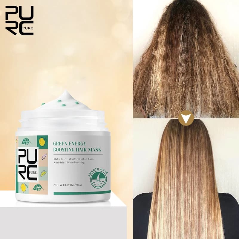 PURC Keratin Hair Mask Repair Crespo Dry Damaged Levigating Straightening Cream for Hair Treatment Nutrient Repair Bad Hair Care