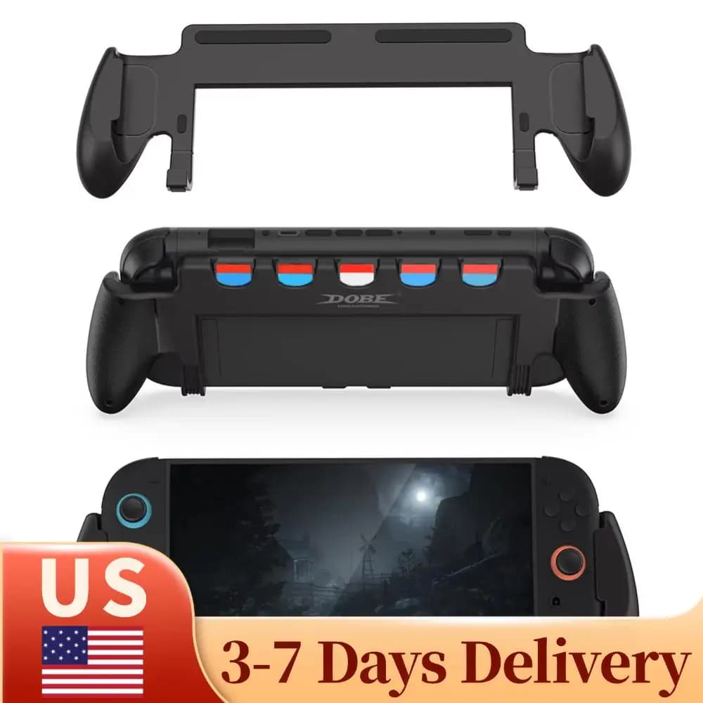 Custodia Protettiva con Supporto e Impugnatura Antiscivolo per Nintendo Switch 2, con 5 Slot per Giochi, Accessori per Switch 2