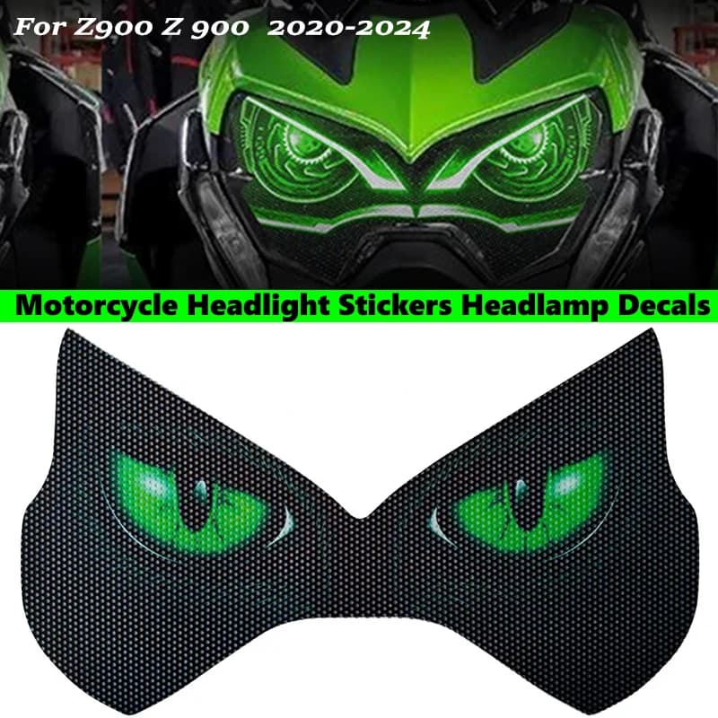 Adesivo Protettivo 3D per Faro Anteriore Moto, Compatibile con Z900 Z 900 2020-2024, Accessori Moto