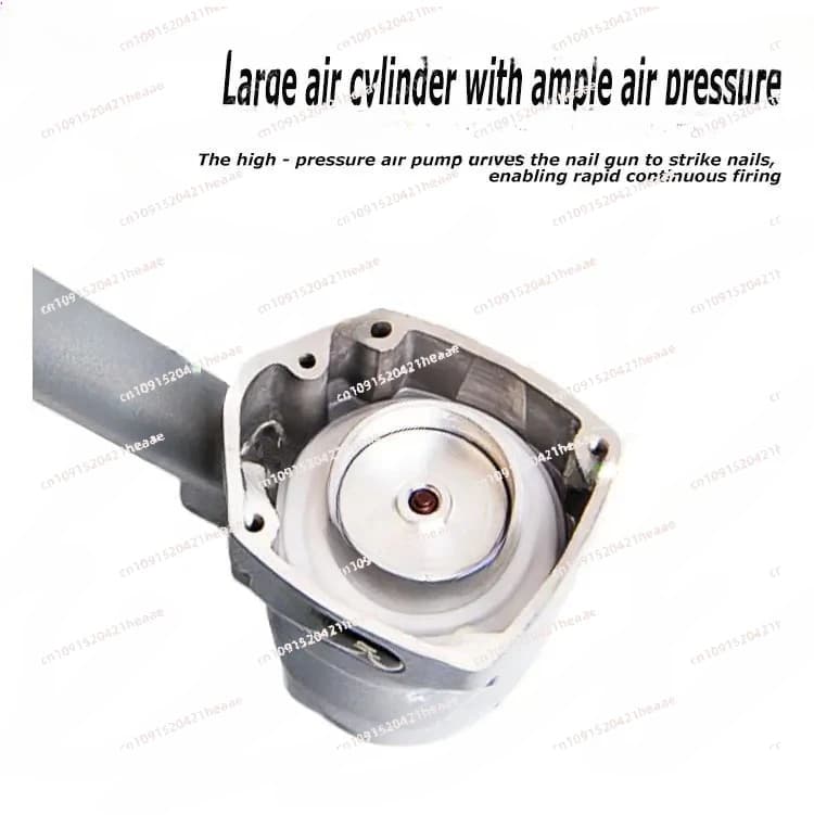 Adatto per 18-64mm ST64 Cucitrice pneumatica per aria domestica Chiodo pneumatico in acciaio Chiodo per cemento Chiodo per condotto di cablaggio in PVC Lunghezza chiodatrice
