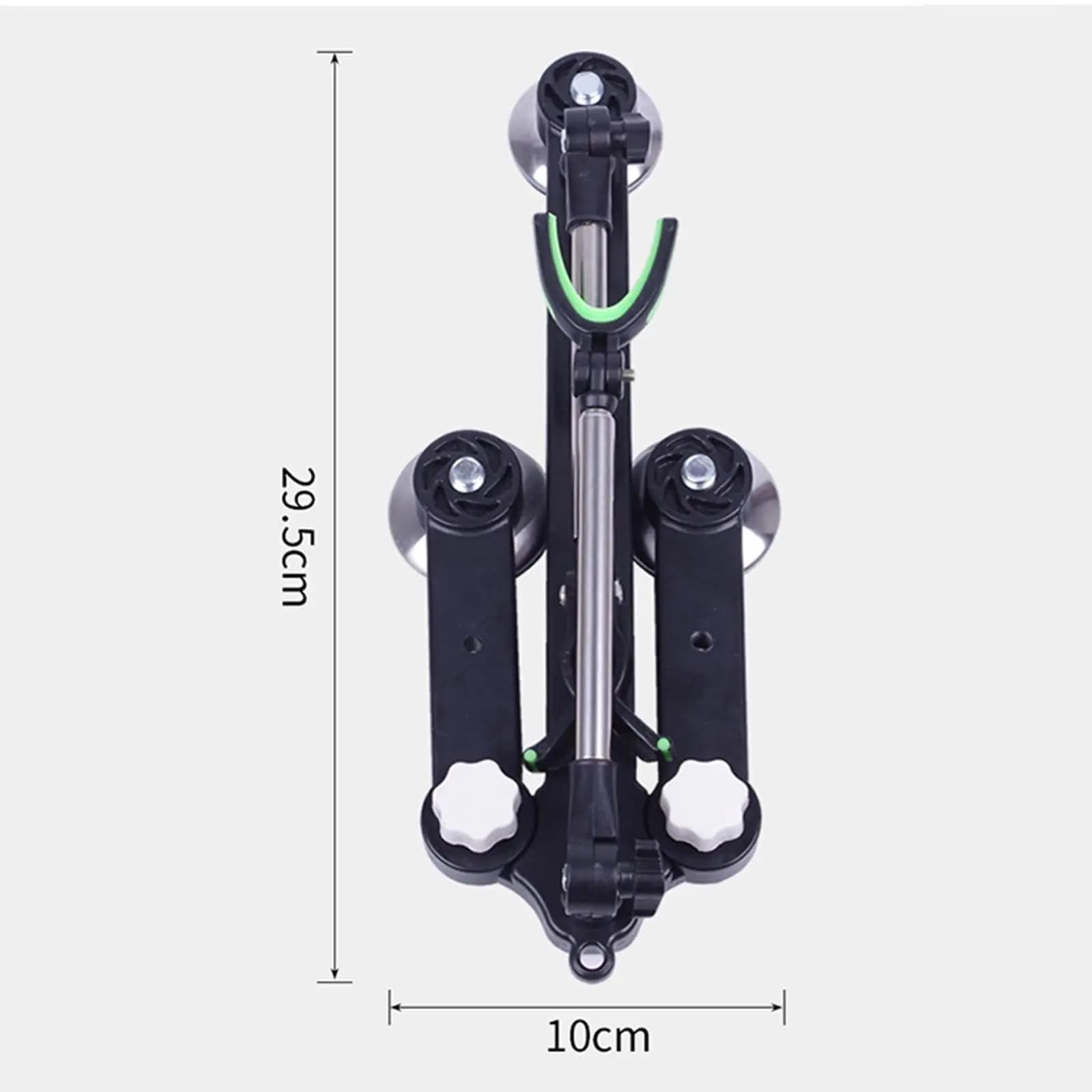 Adjustable Ice Fishing Rod Holder Metal Stand Telescopic Fishing Pole Support Rack Equipment for Boat and Raft Fishing