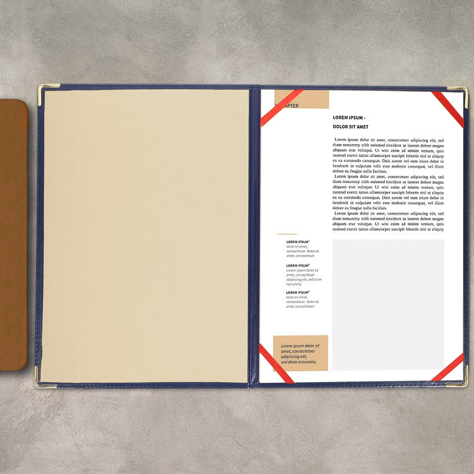 Cartella Portadocumenti Funzionale con Organizer, Blocco per Appunti, per Ufficio, Affari, Colloqui, Curriculum, Note e Ricette