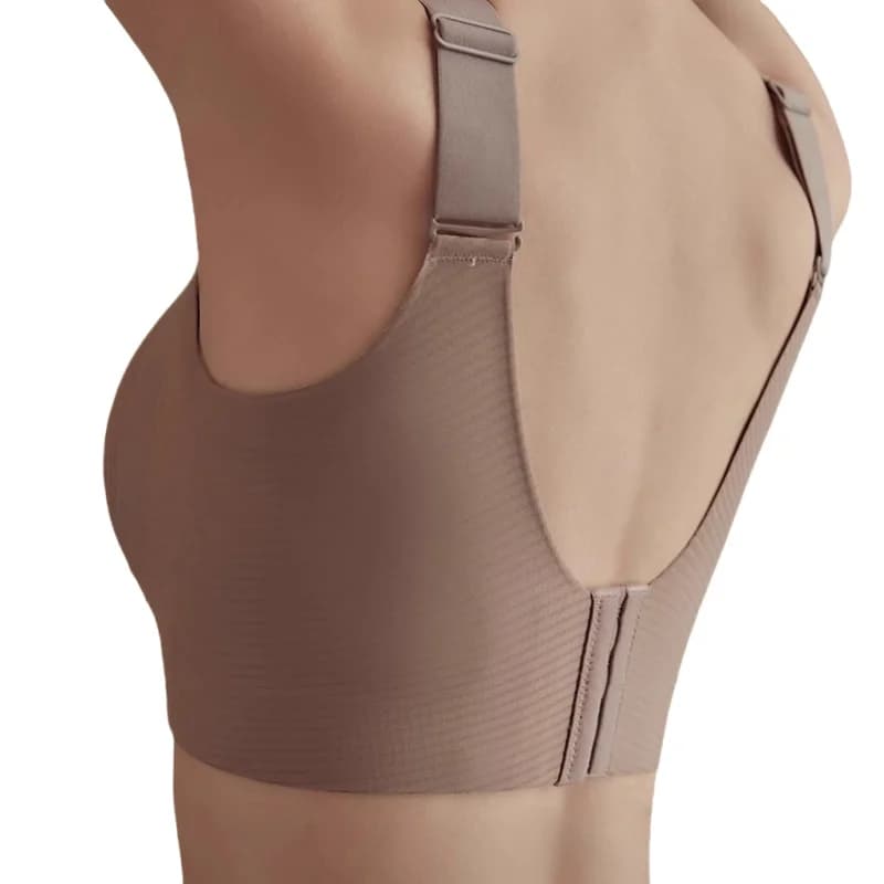 Reggiseni push-up per donna Reggiseno imbottito senza ferretto Intimo senza cuciture Reggiseno con scollo a V taglie forti Top Lingerie sexy Cinghie larghe Intimo M-4XL