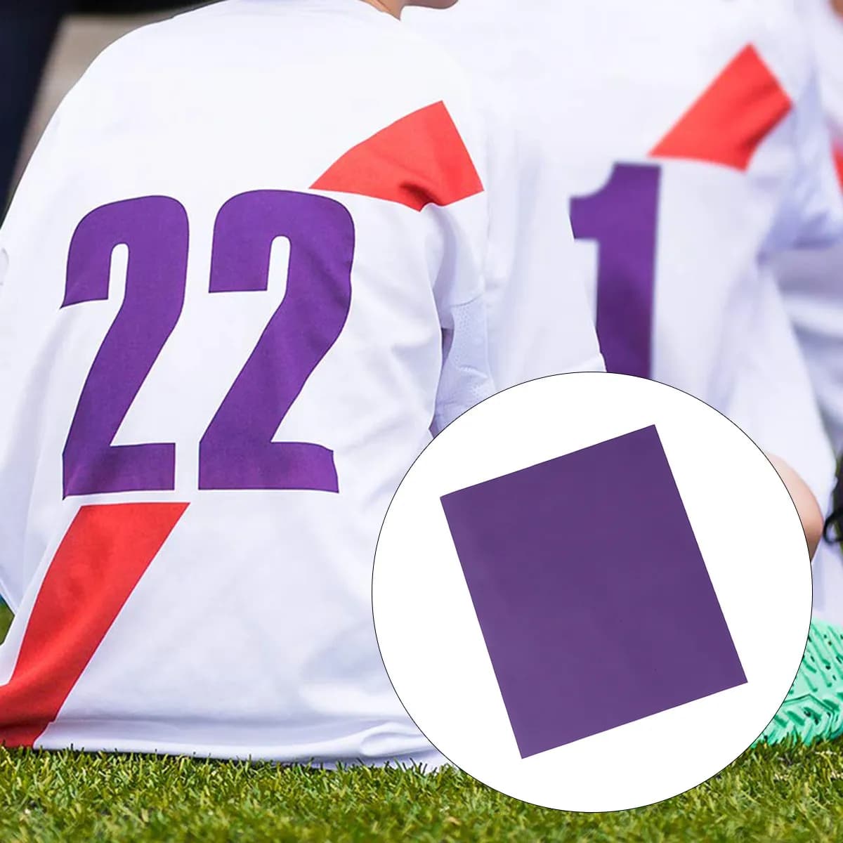 1 Pezzo di Vinile Termotrasferibile in PVC, Pellicola Termoadesiva Premium in PU, Strato Sottile Elastico per Magliette, Abbigliamento Sportivo, Borse, Lettere