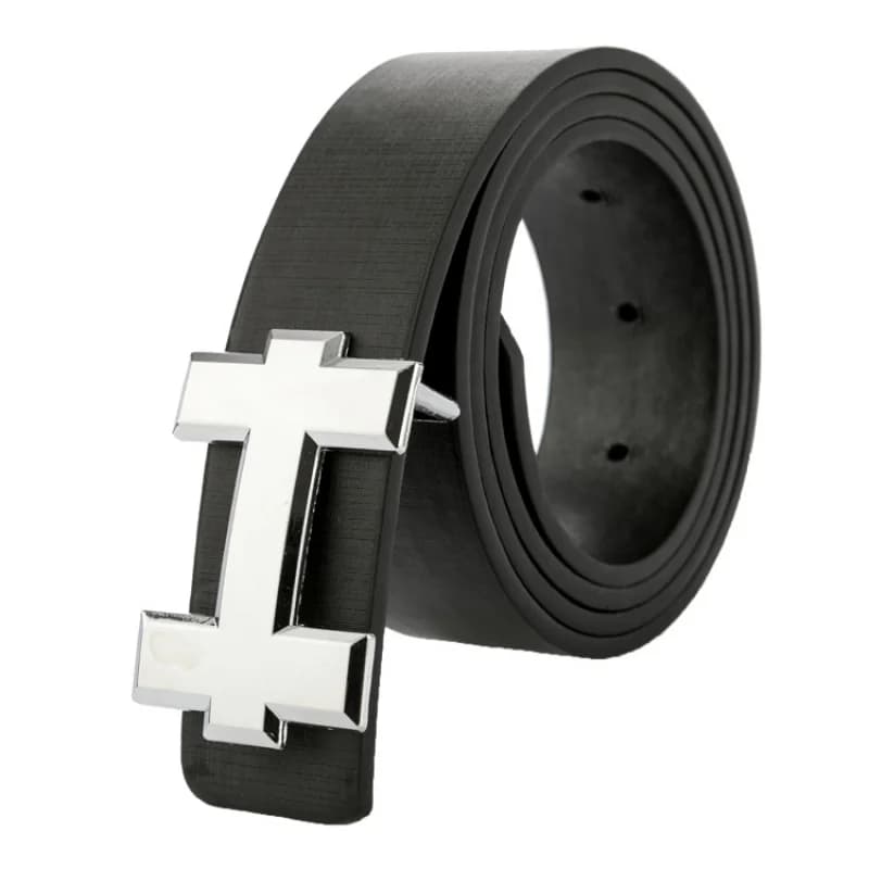 Cinture da uomo AliExpresswish, cintura coreana con lettere, cintura da donna per coppie, fibbia a I, cintura alla moda