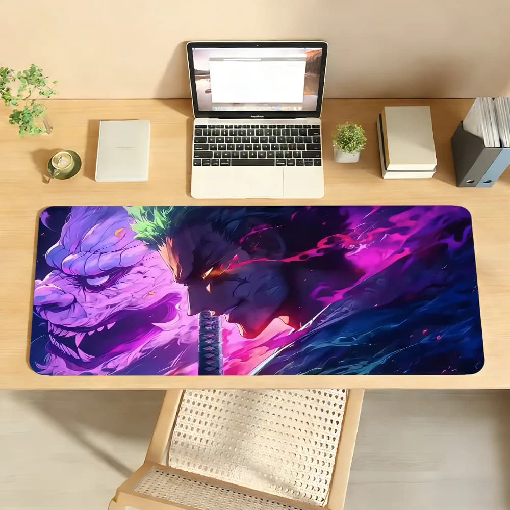 Tappetino per mouse Anime O-One Piece-E, tappetino per mouse in gomma antiscivolo per computer portatile, tappetino per mouse per giocatori, decorazione per scrivania