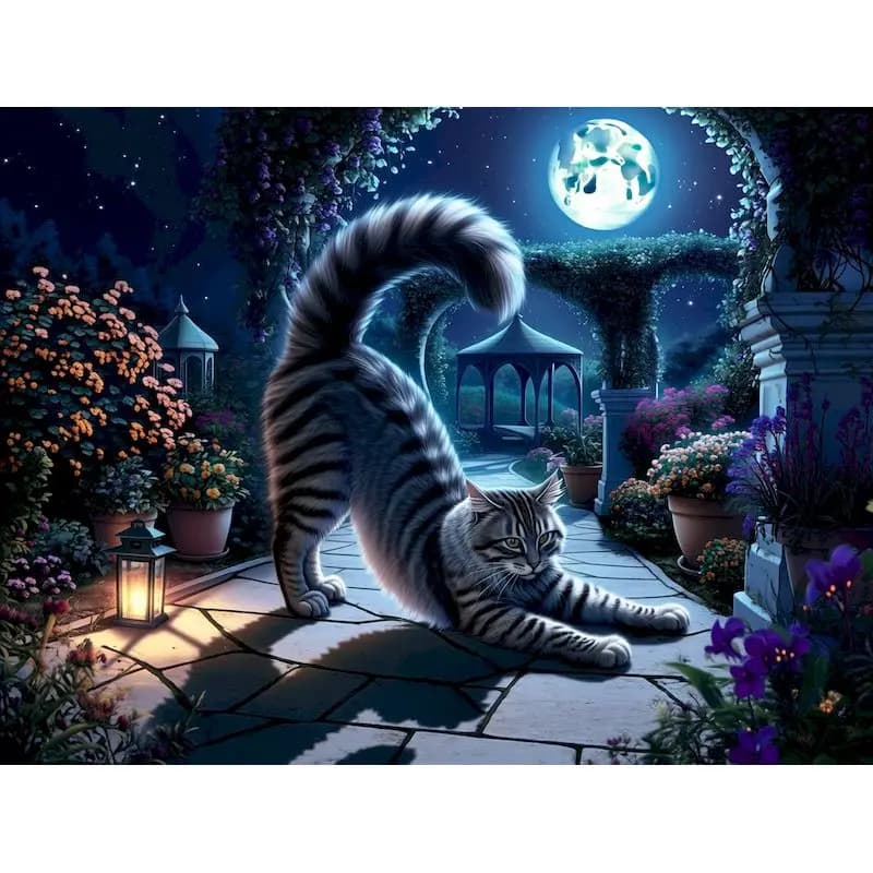 GATYZTORY Paint By Numbers Crafts Diy Crafts Animal Cat Canvas for Painting Kits Original gifts Acrylic on Canvas Paints Crafts