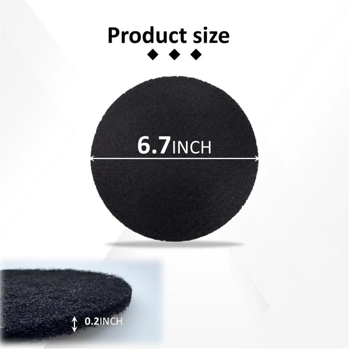 2026 New Tool 8 Pack Charcoal Filters for Kitchen Compost Bin - Odor Control Replacement Filters