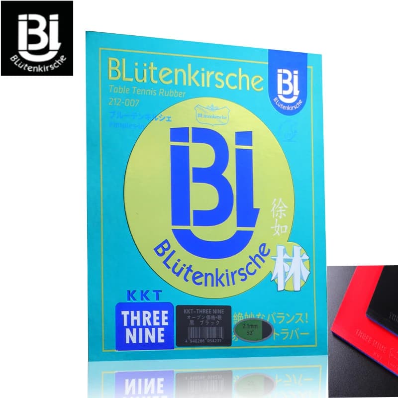 TUTTLE BLütenkirsche Foglio di gomma per tennis da tavolo Spugne super appiccicose ad alta densità in gomma da ping pong Energia interna