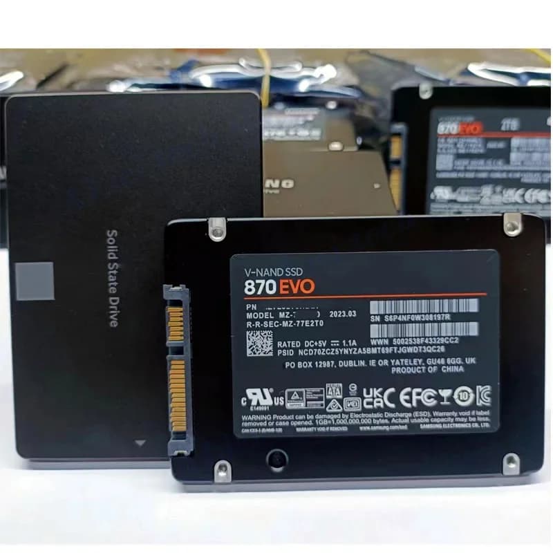 Original SSD for Samsung 870EVO solid state unit 500G 1TB 2TB 250GB desktop notebook universal SATA3 interface