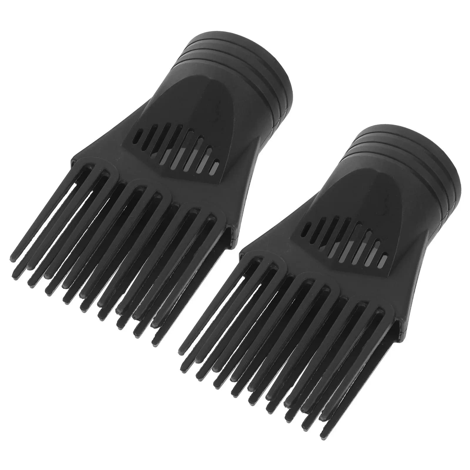 2 Pezzi Accessorio Pettine Concentratore per Asciugacapelli, Diffusore Professionale per Flusso d'Aria Concentrato, Strumento per lo Styling dei Capelli