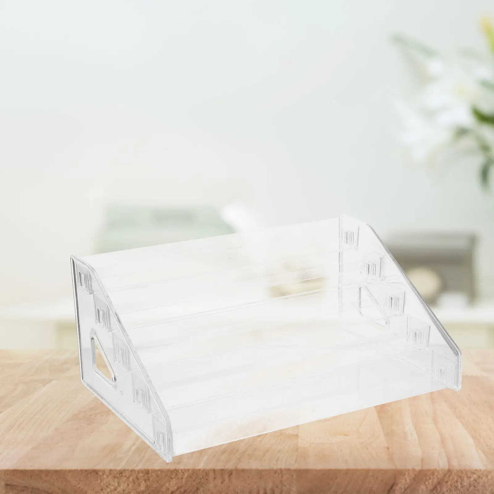 Desktop Multi-Layer Transparent Acrylic Makeup Storage Rack for Cosmetics Eyeshadow Lipstick Nail Polish Organizer Space Saving