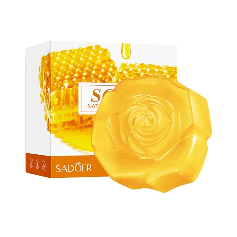 1Pcs Honey Handmade Soap Cleansing The Body Hand Wash Soap Essential Oil Moisturizing Product Body Care Dry Skin Prevent Dry