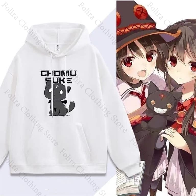 Anime KonoSuba: God's Blessing on This Wonderful World! Series Print Hoodie Casual Clothes for Women Long Sleeve Tops Sweatshirt