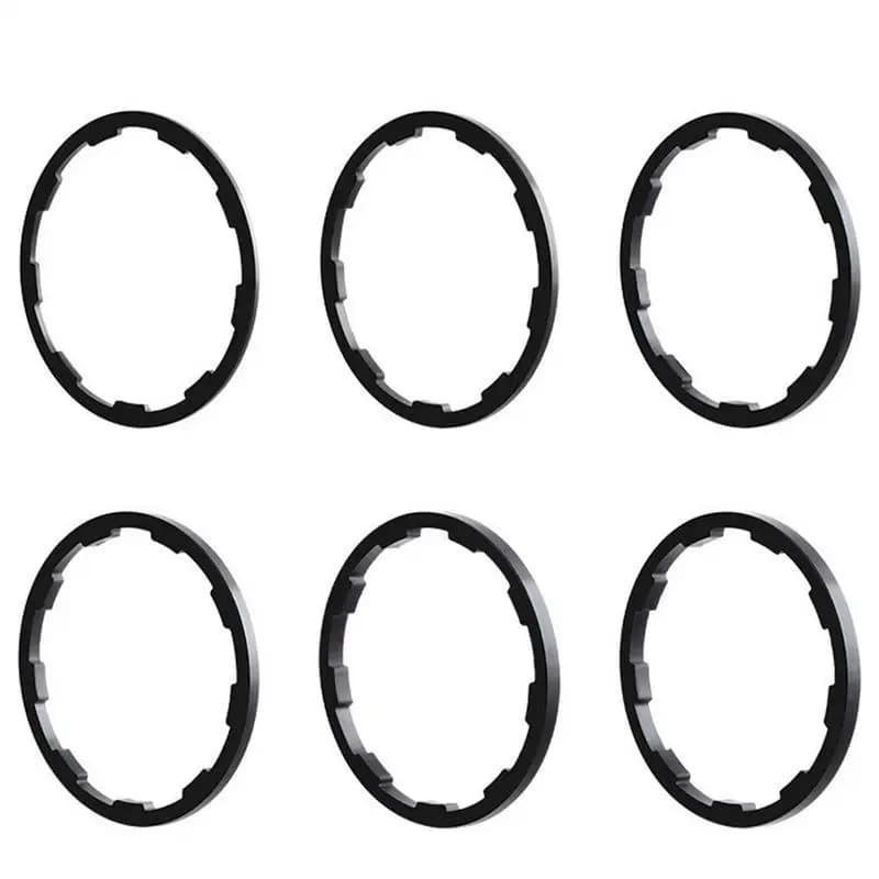 Ingranaggio bici distanziale movimento centrale leggero distanziale mozzo volano distanziatore 1mm/1.5mm/ 1.85mm/ 2mm/ 2.18mm /2.35mm rondella cuffia bicicletta