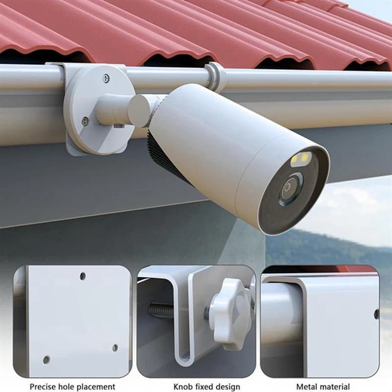 Gutter Mount for EufyCam E330 Professional, No-Drill Dedicated Wall-Mounted Sink Bracket E330 Monitor Bracket-A23R