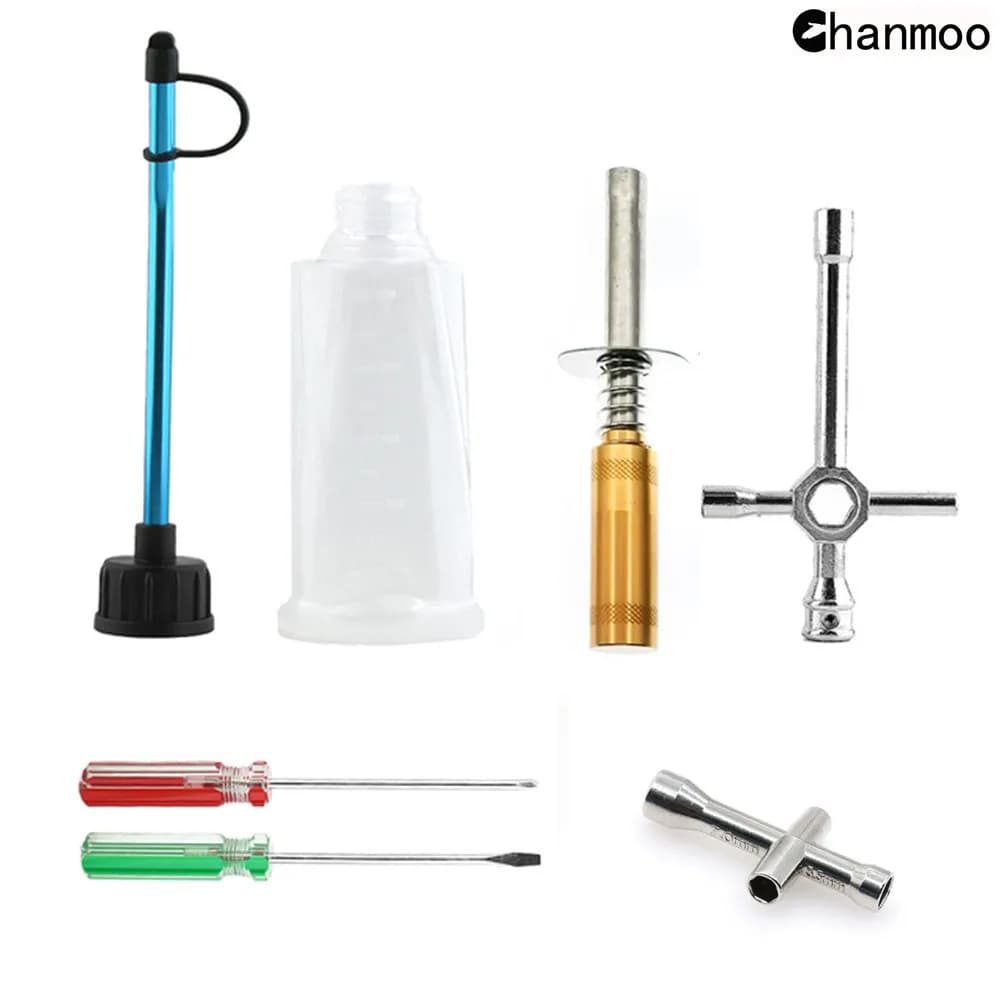 Kit di avviamento accenditore per candela incandescente a gas Nitro caricatore universale UE/USA e N3 N4 per alimentazione motore Nitro per auto 1/8 1/10 RC HSP 80141