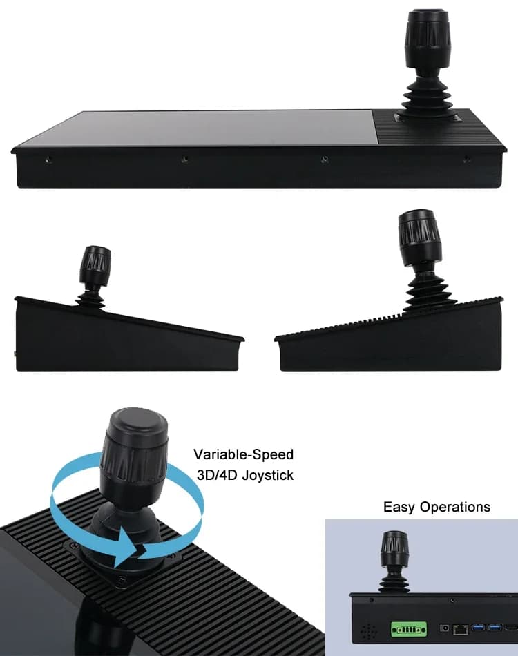2026 YC-PTZ10 New 10 Inch PTZ Controller Tablet Stand Security Monitor System AIO PTZ Camera Controller