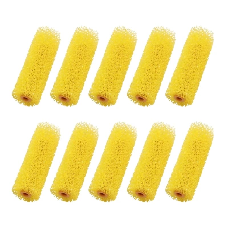 Sponge Roller Cleaning Brushes 10Pcs Pack Nonslip 4inch Roller Foam Paint Roller
