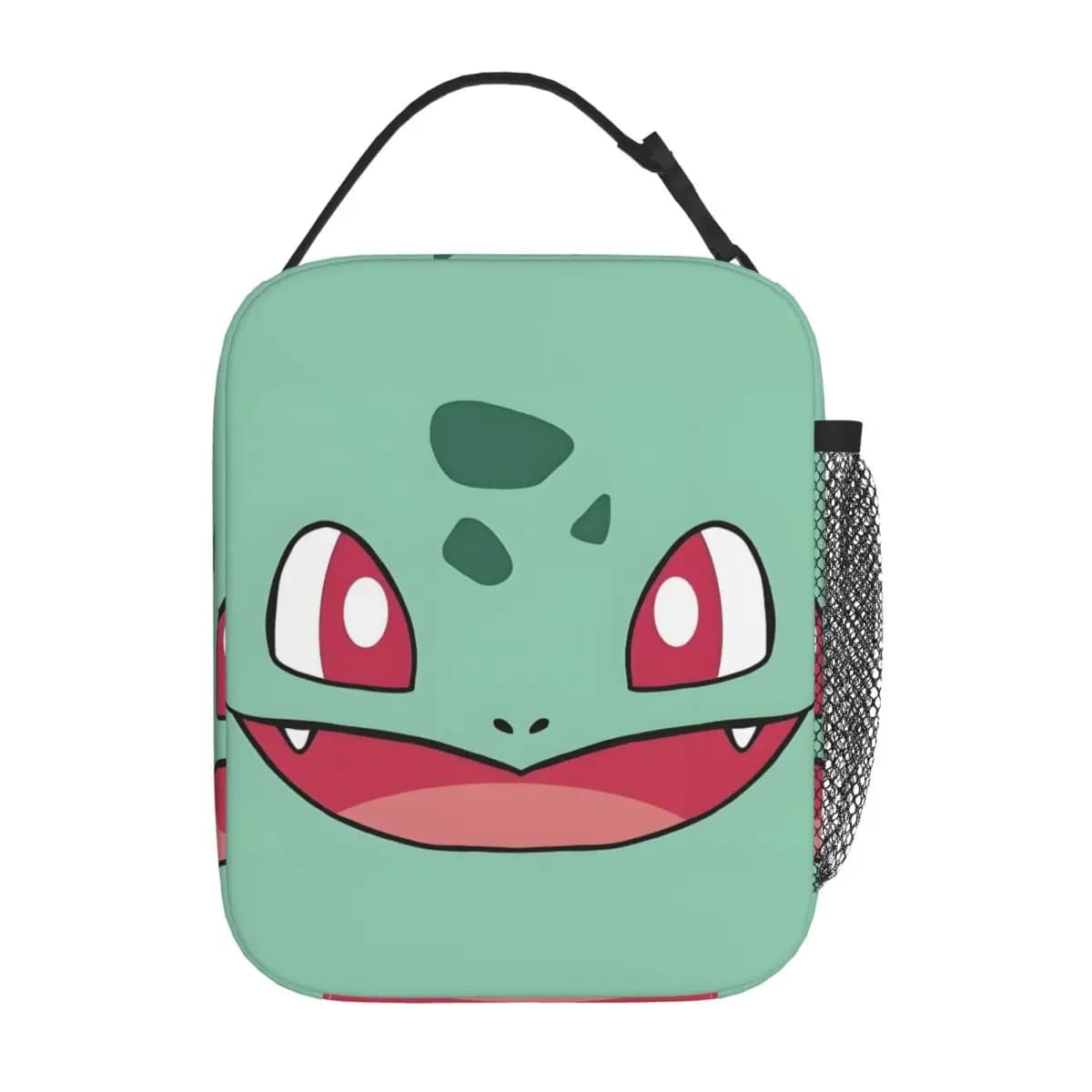 Borse termiche personalizzate con animazione B-Bulbasaur Face per la scuola, l'ufficio, la scuola dell'infanzia, borsa termica riutilizzabile per il pranzo
