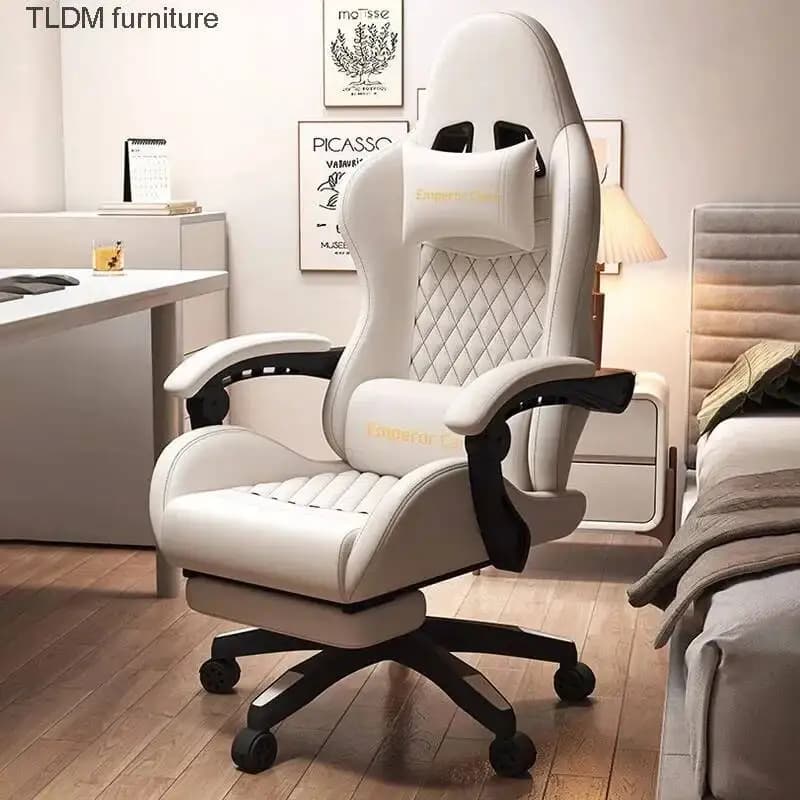 Stock Sedie da gioco moderne in pelle Camera da ufficio impermeabile Persona reclinabile Relax Design Poltrone reclinabili Mobili Soggiorno