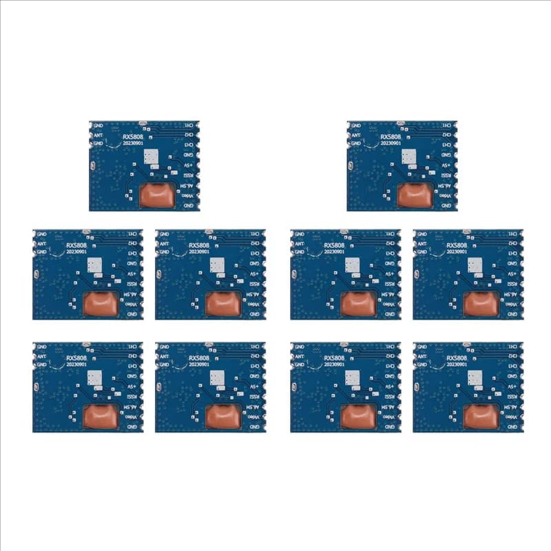 A73T 10 pz FPV 5.8G Wireless Mini Audio Video Modulo Ricevitore RX5808 Per Sistema FPV RC Elicottero