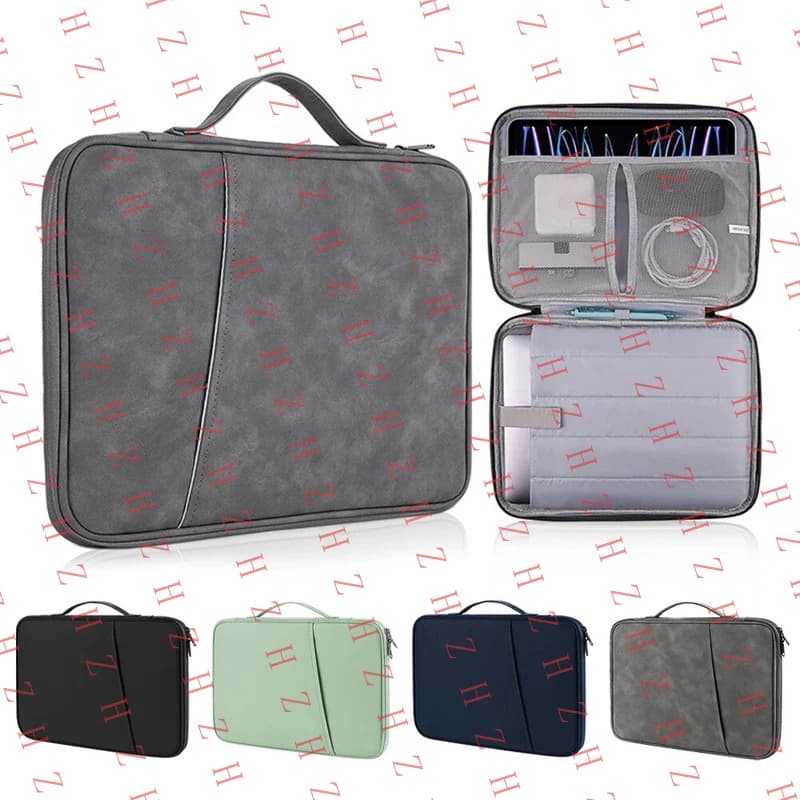 P+ 10-13 inch Tablet Sleeve Case Carrying Hand Bag For iPad Air Pro 11" 13" 2024