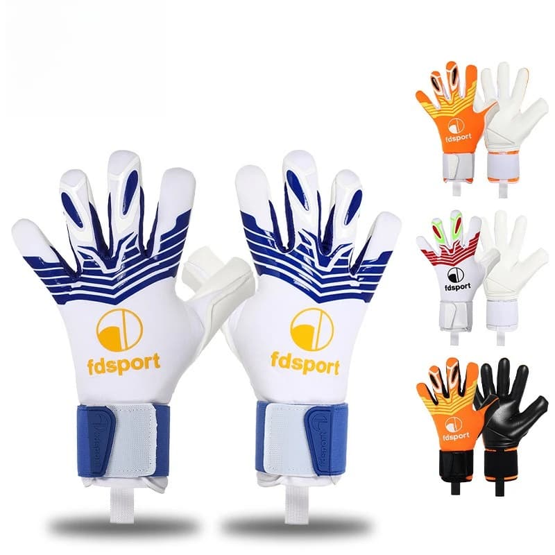 Guanti da portiere da calcio per allenamento per adulti Guanti da portiere antiscivolo in lattice per bambini traspiranti professionali Regalo di compleanno